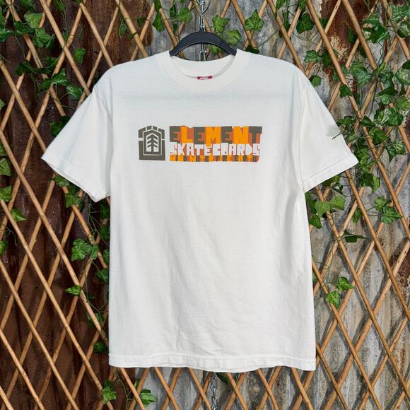 Vintage Y2K element skateboards surf abstract 2000s t-shirt - Picture 1 of 3